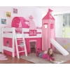 Cama alta  infantil con tobogán