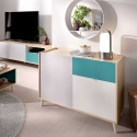 APARADOR  ESTILO RETRO 2 PUERTAS 1 CAJON POP
