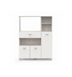 MUEBLE DESPENSA DE COCINA 3 PUERTAS 1 CAJON BASIL