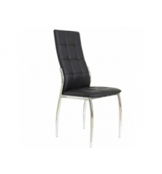 SILLA COMEDOR CON PATAS CROMADAS NELLY 