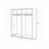 ARMARIO BICOLOR 2 PUERTAS CORREDERAS  MERLIN
