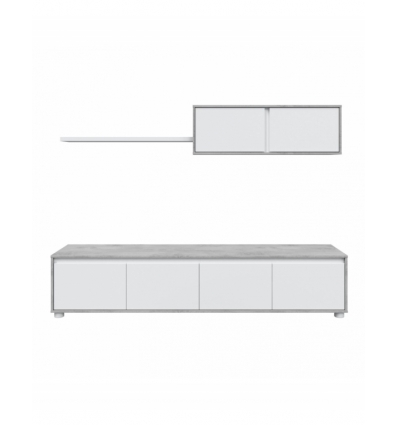 CONJUNTO MUEBLE SALON TV CON MÓDULO SUPERIOR KALK