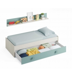 CAMA JUVENIL CON CAJON INFERIOR  ANANDA
