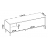 MUEBLE  TV CON PUERTA ABATIBLE JASON