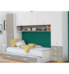 CAMA CON ARMARIO PUENTE AREN